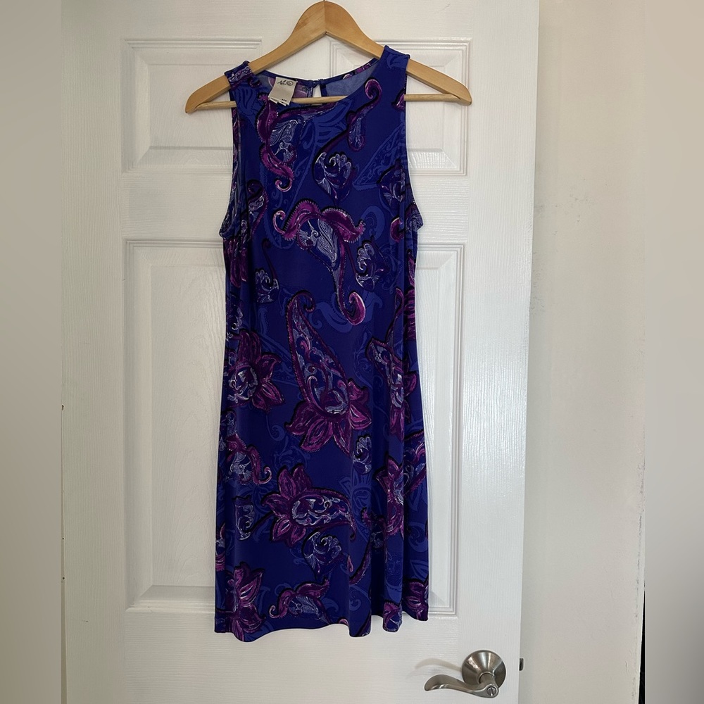 Ali Ro paisley dress EUC sz 8
